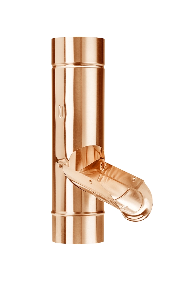 Grömo CU rainwater flap DN80