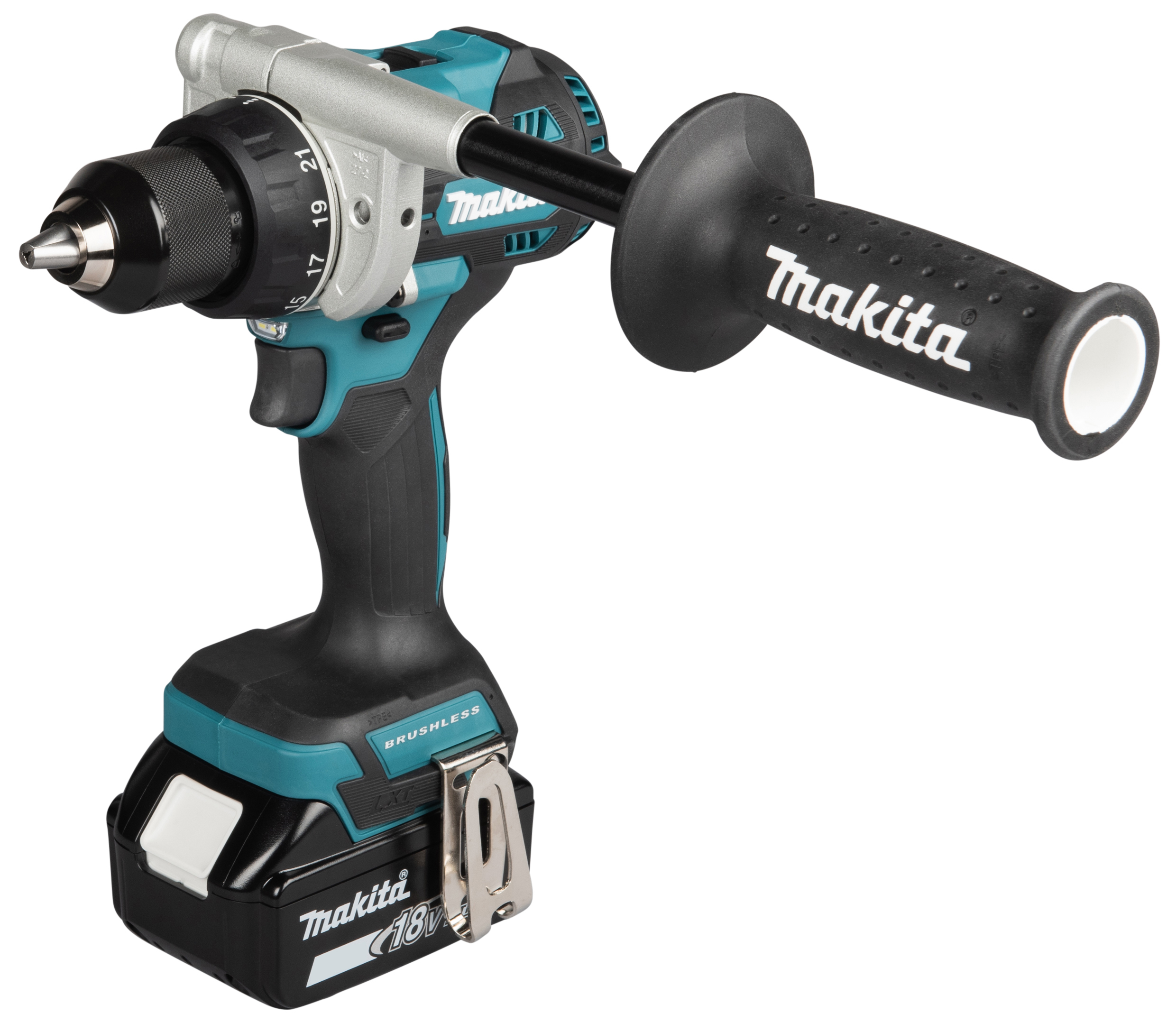 Makita cordless drill driver 18V 3 batteries + charger in MAKPAC - DDF492RG3J