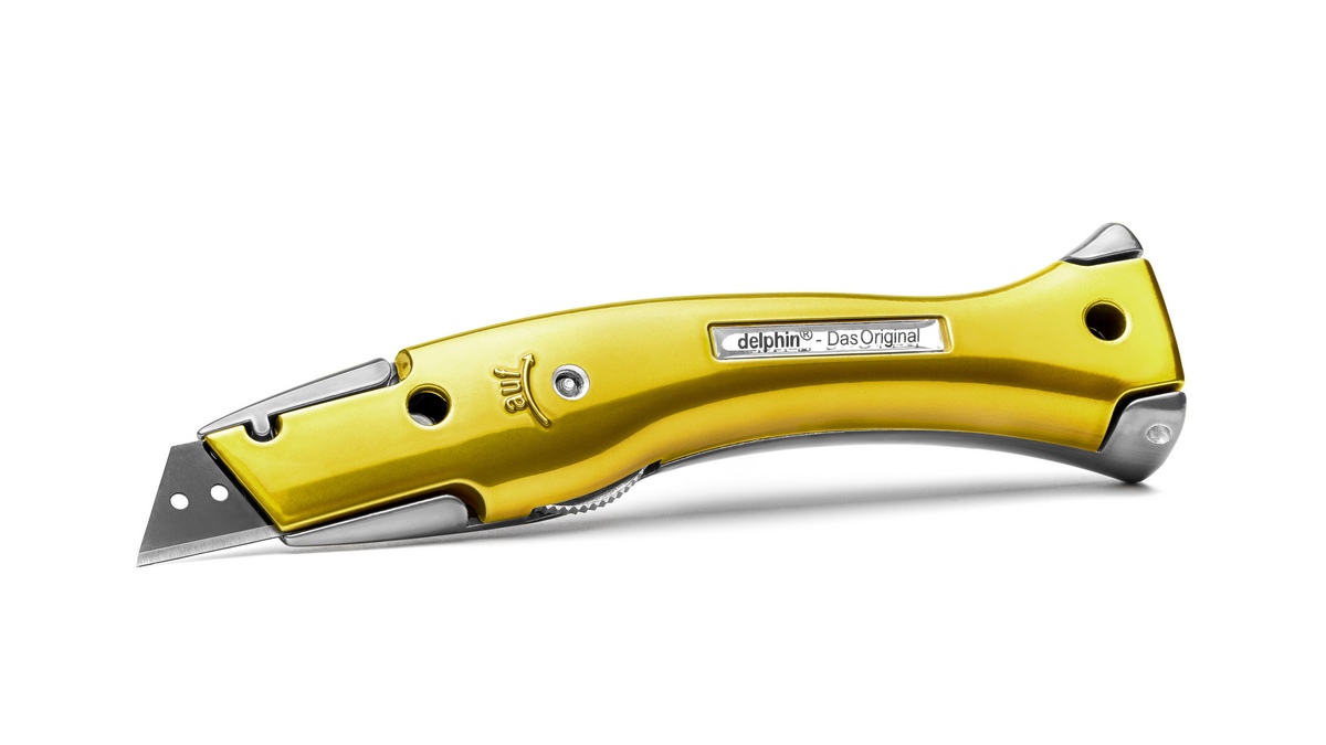 Delphin®-03 Style Edition Candy Schw-Gol universal knife incl. plastic quiver