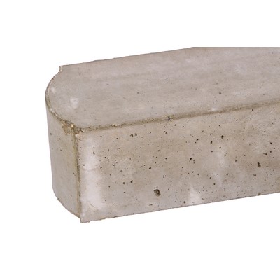 Concrete fence post 14x14x200cm w. round head