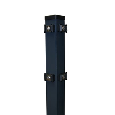 Słupek narożny 60x60x1500mm vz antr. w. Uchwyt zaciskowy do maty DS 1030mm