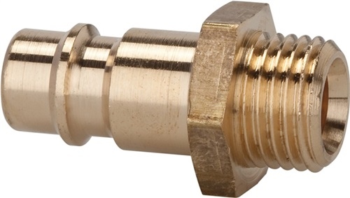 Stecknippel MS blk Stecker DN 7.2 AG G 1/4 Zoll