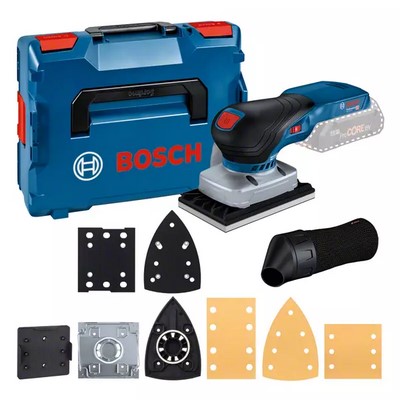 Bosch cordless orbital sander PROFESSIONAL GSS 18V-13 in L-BOXX with dust bag