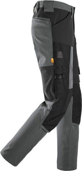 Snickers 6318 AllroundWork Gr. 48 4-Wege-Stretchhose stahlgrau-schwarz