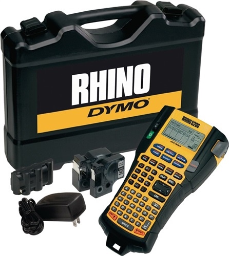Beschriftungsgerät Rhino 5200 DYMO Schriftbandbreiten 6.9.12.19mm