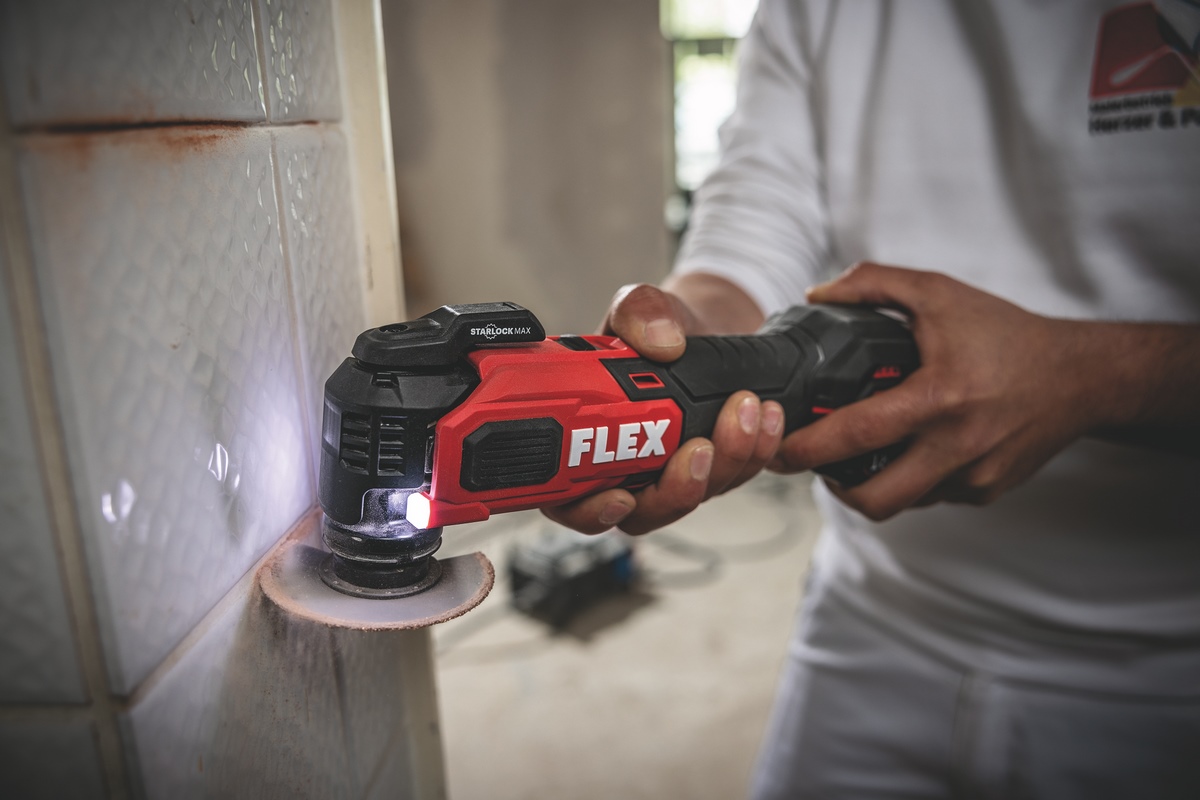 FLEX cordless multitool 18 V MT 18.0-EC C with StarlockMAX chuck - 518409