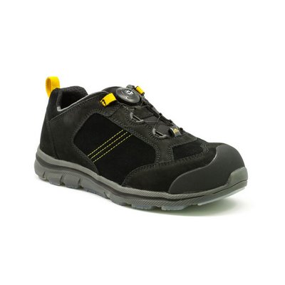 Rualtex Sicherheitshalbschuh S3 Franklin schwarz - Gr. 46
