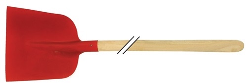 Holsteiner shovel size 2 270x250mm 3/4 raised ash handle