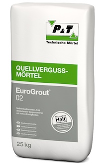 P&T EuroGrout 02 25kg expanding grout 0-2mm liquid - 2013