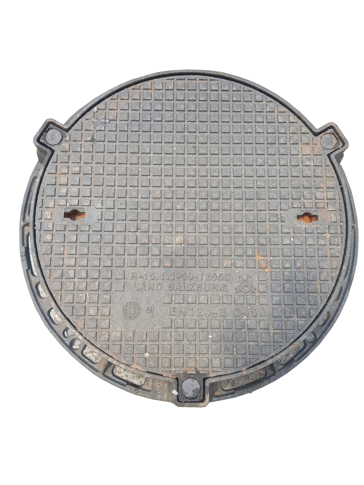 Cast manhole cover class D 400 kN backflow-proof DN 600mm GBRE.790
