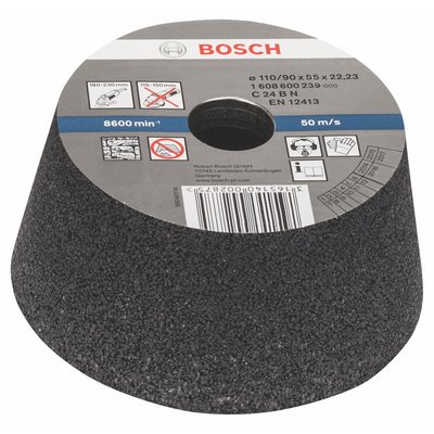 Talerz szlifierski Bosch stożkowy do kamienia/betonu Ø110mm K24