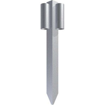 Schake ground socket 600mm galvanised with sharpened angle iron