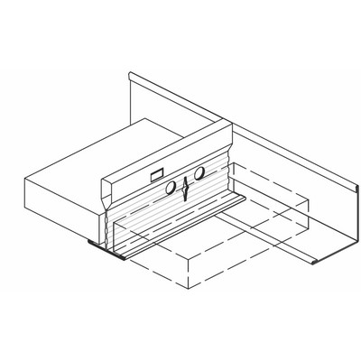 Knauf DONN edge angle MI5035W white 50x35x0.7mm - 3m long - 16 pcs/bundle