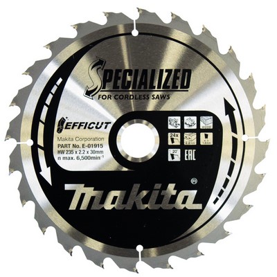 Makita EFFICUT saw blade 235x1.5x30.24Z E-01915