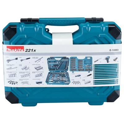 Zestaw narzędzi Makita 221 szt. E-10883
