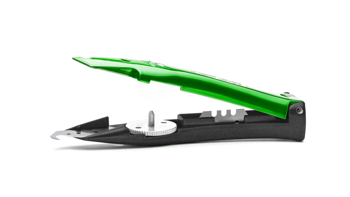 Nóż uniwersalny Delphin®-03 Style Edition Matt Black Candy Green