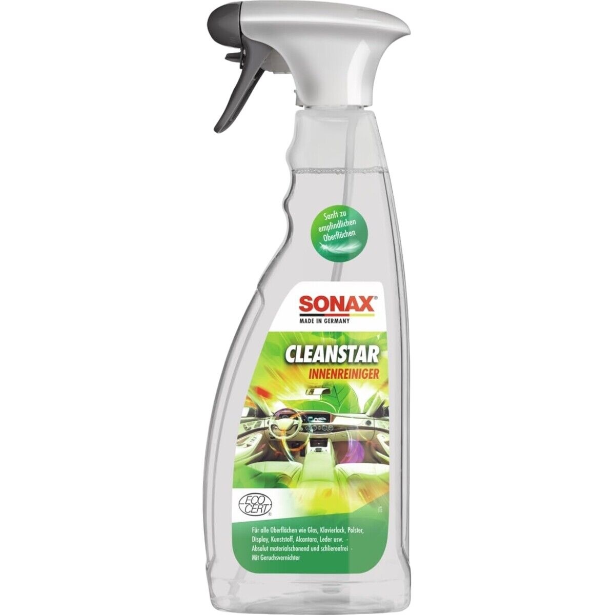 SONAX CleanStar Ecocert interior cleaner 750 ml