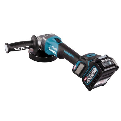Akumulatorowa szlifierka kątowa Makita 40V 125mm 2 akumulatory + ładowarka w MAKPAC