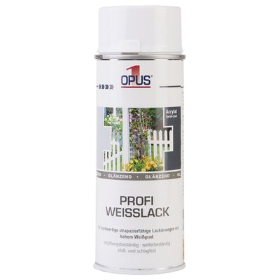 Rühl OPUS1 Profesjonalna farba w sprayu biały lakier gl 0,4l na bazie rozpuszczalnika - 535613