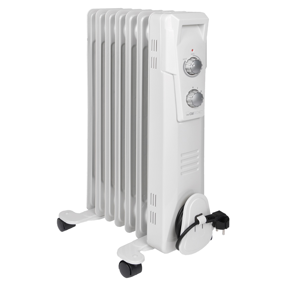 Clatronic Ölradiator RA 3735 weiß 7 Rippen 1500 Watt