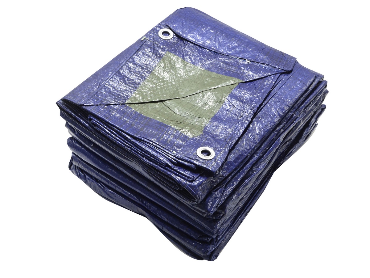 Nespoli fabric tarpaulin 6x10m blue thickness approx. 80g/sqm