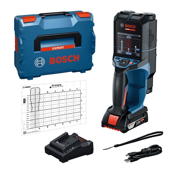 Lokalizator akumulatorowy Bosch D-tect18V-200-17C Solo