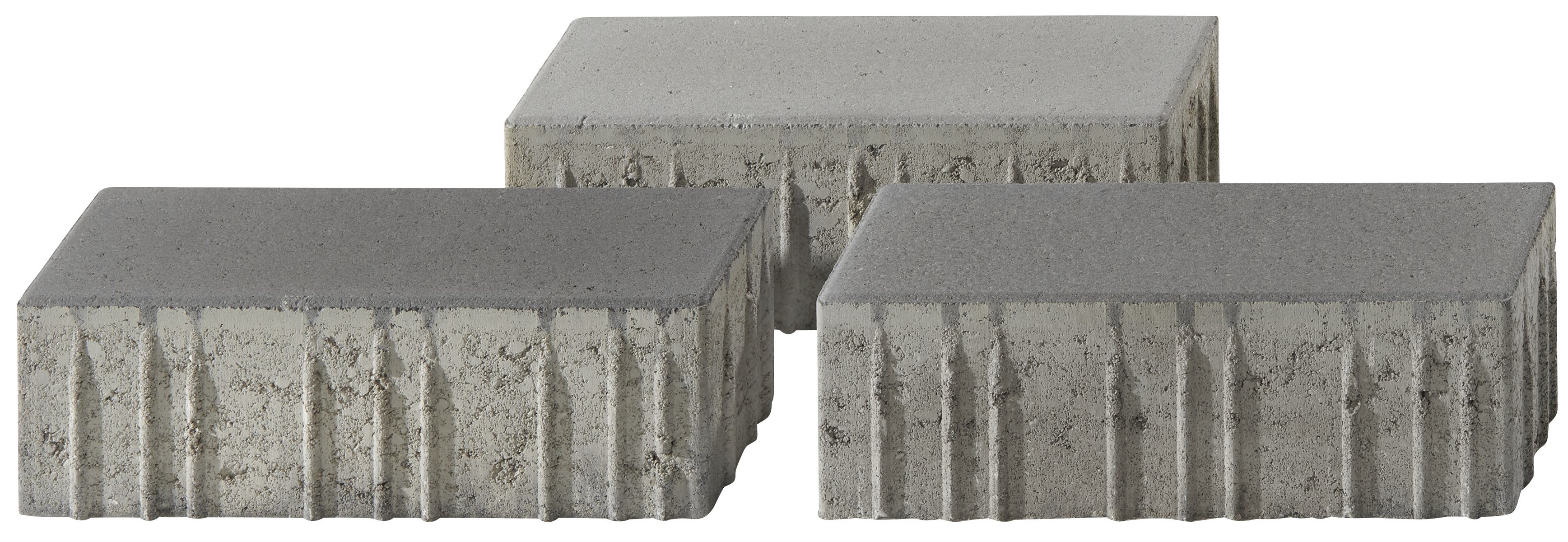Pflaster Nimbus 30x10x8cm mittelgrau betonglatt