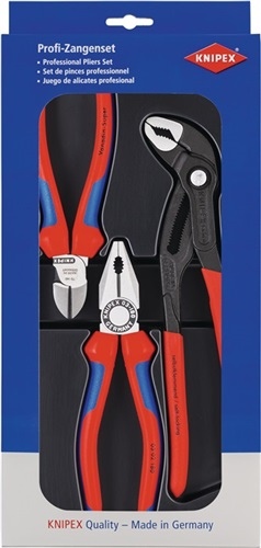 Set of pliers bestseller-package incl. 3 pcs. pol.plastic deep-drawing part