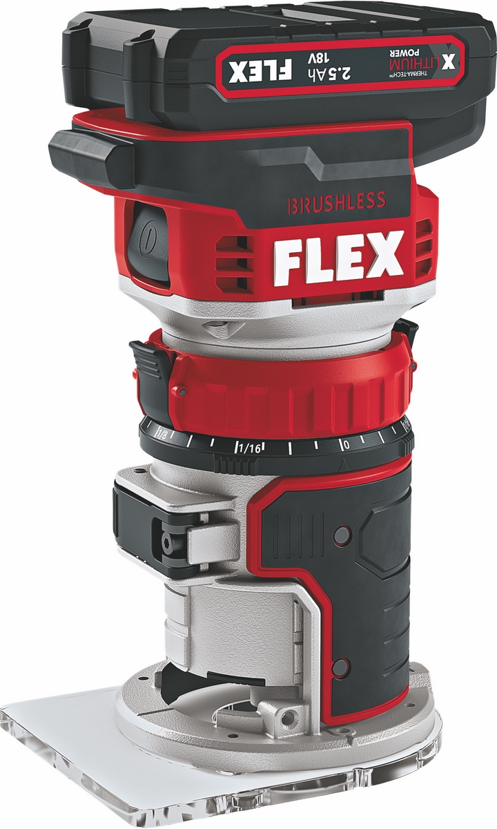 FLEX cordless edge and router 18 V CER 18.0-EC/2.5 Set