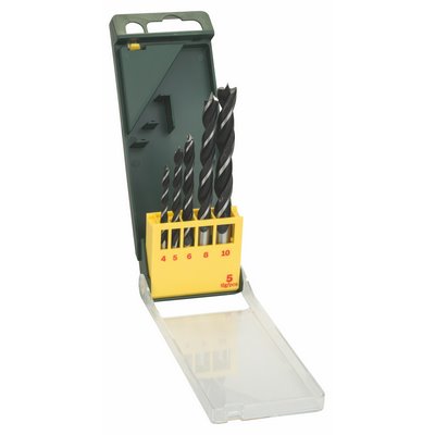 Bosch Holzspiralbohrer Set 5tlg.