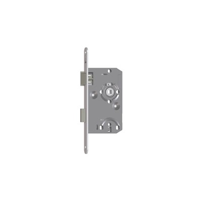 Ammon yellow red mortise lock 55 backset 20 forend WC 78 8mm nut rs silver Kl1