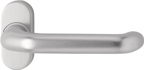 Framed lever handle 1300/2033 VK 8mm fixed stainless steel
