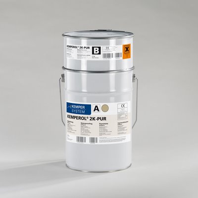 KEMPEROL® 2K-PUR anthracite 12.5kg container (Comp. A 10kg + B 2.5kg)