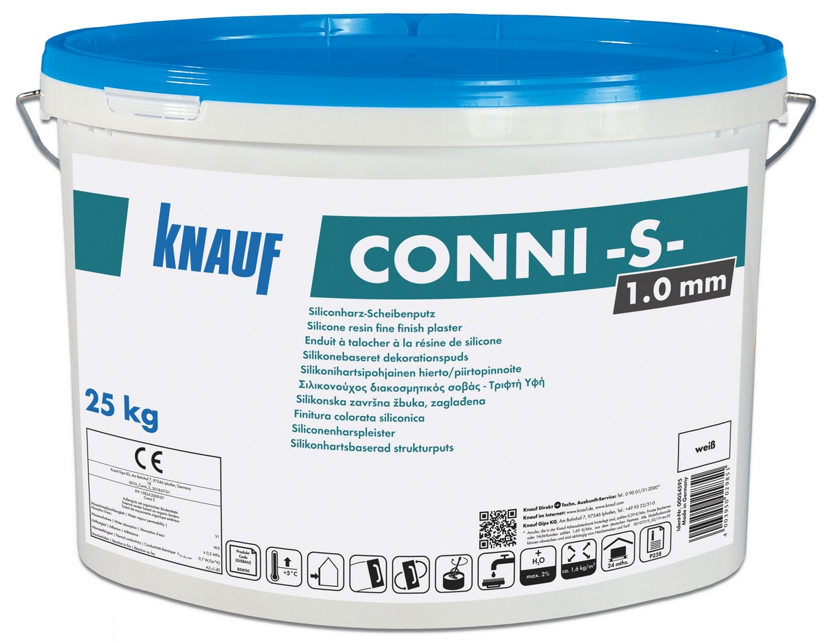 Knauf Conni S 1mm biały 25kg tynk strukturalny na bazie żywicy silikonowej
