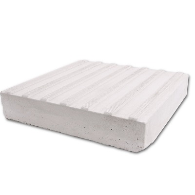 Fibre-reinforced concrete guiding plate for the blind 35/35/6.5cm dyckerhoff white OF trapezoidal ribs