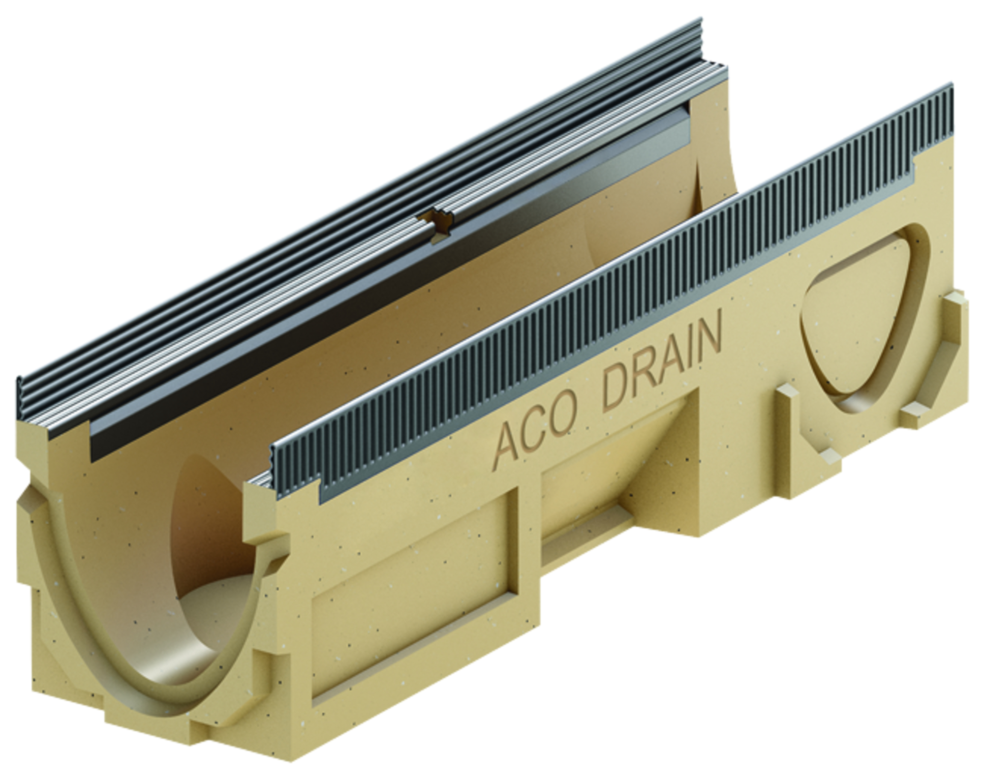 ACO Multiline light V100S type 0.1 0.5m galvanised steel