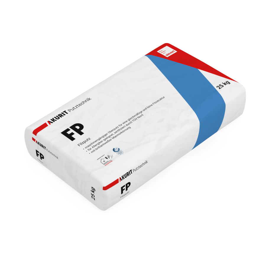 Tynk filcowy AKURIT FP 0,8 mm worek 25 kg
