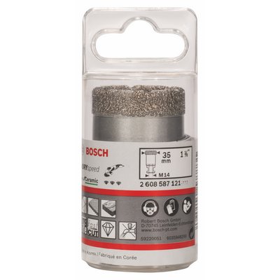 Bosch diamond dry drill Dry Speed Best Ceramic 35x35mm