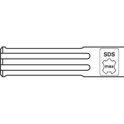 Bosch flat chisel SDS-Max 300x50mm