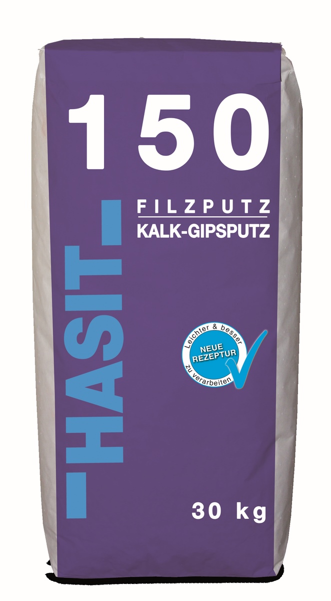 Hasit 150 felt plaster 1mm 30kg bag 0-1mm interior wall/ceiling plaster