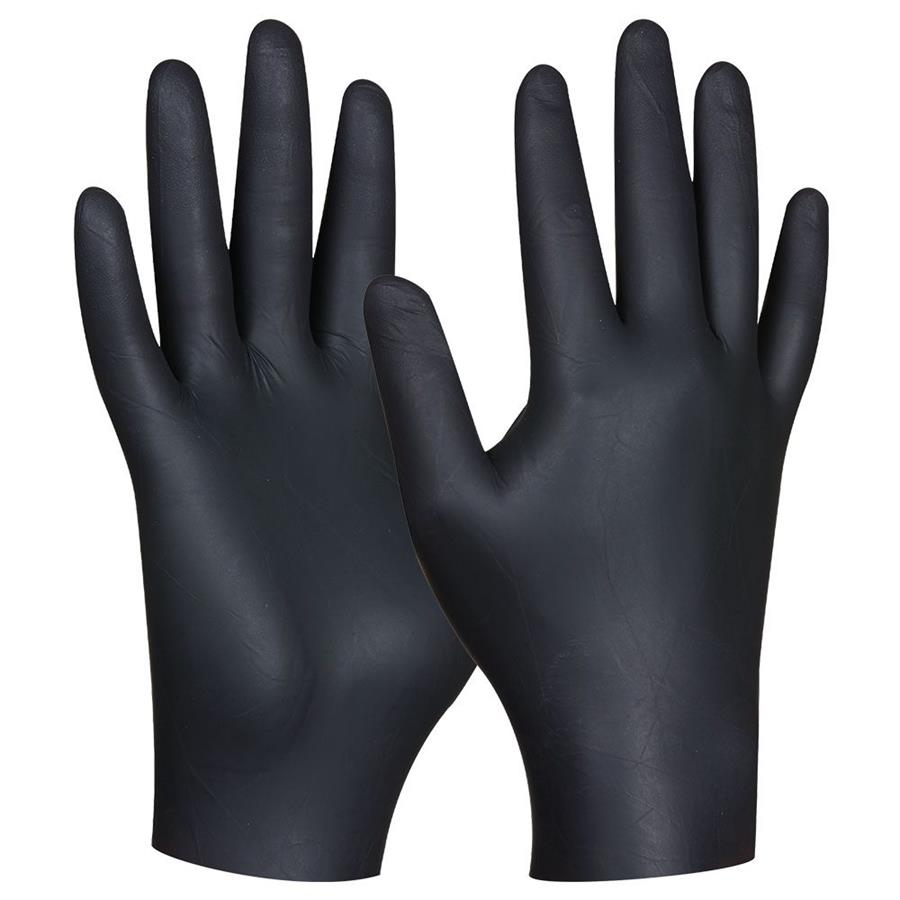 Rękawice jednorazowe Gebol Black Nitril Eco rozmiar M