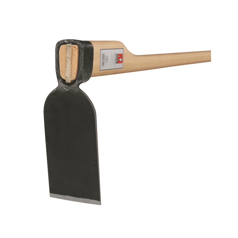Idealna motyka kwadratowa z jesionowym trzonkiem 110 cm kuta