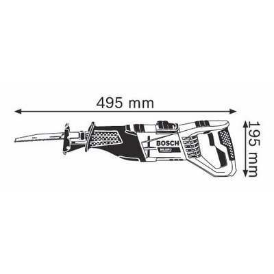 Bosch Säbelsäge GSA 1100 E Professional im Handwerkerkoffer