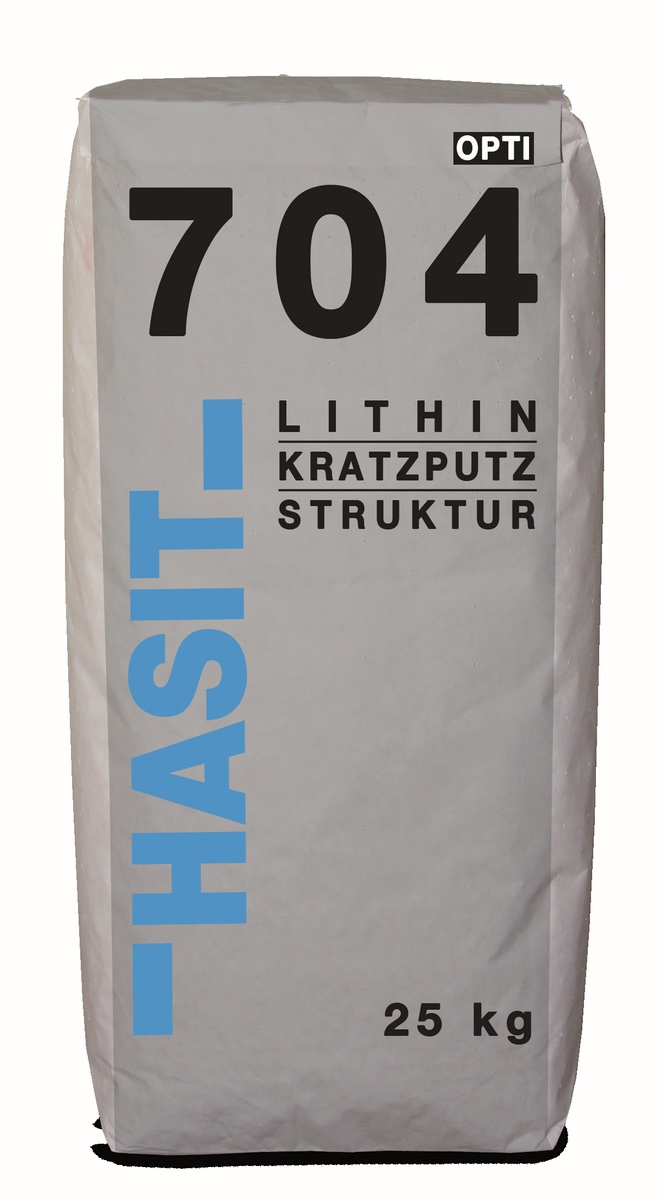 Hasit 704 LITHIN scratch coat texture opti 3mm - worek 25kg