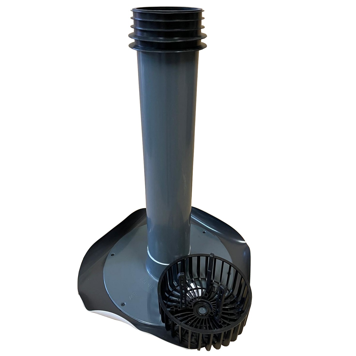 Fleck flat roof renovation drain DN 100 foil Bauder w. gravel trap - 4520010009