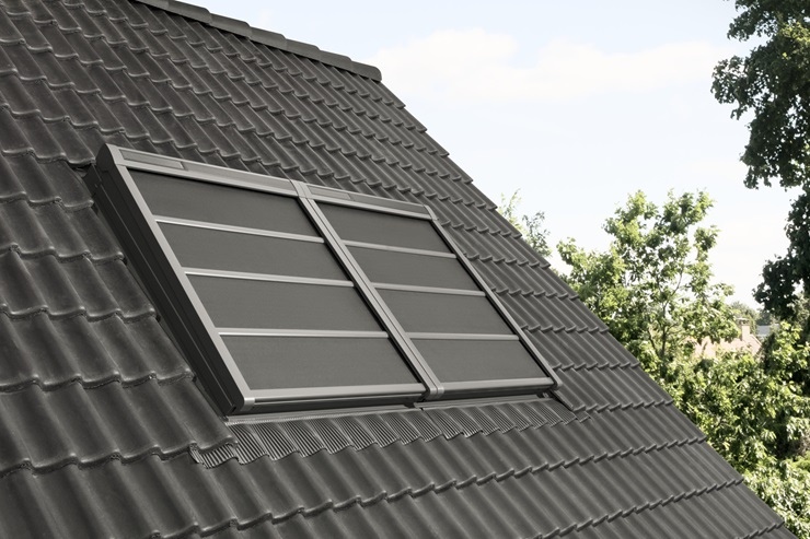 VELUX Markiza zaciemniająca SSS SK060000S Aluminium ciemnoszara - Solar