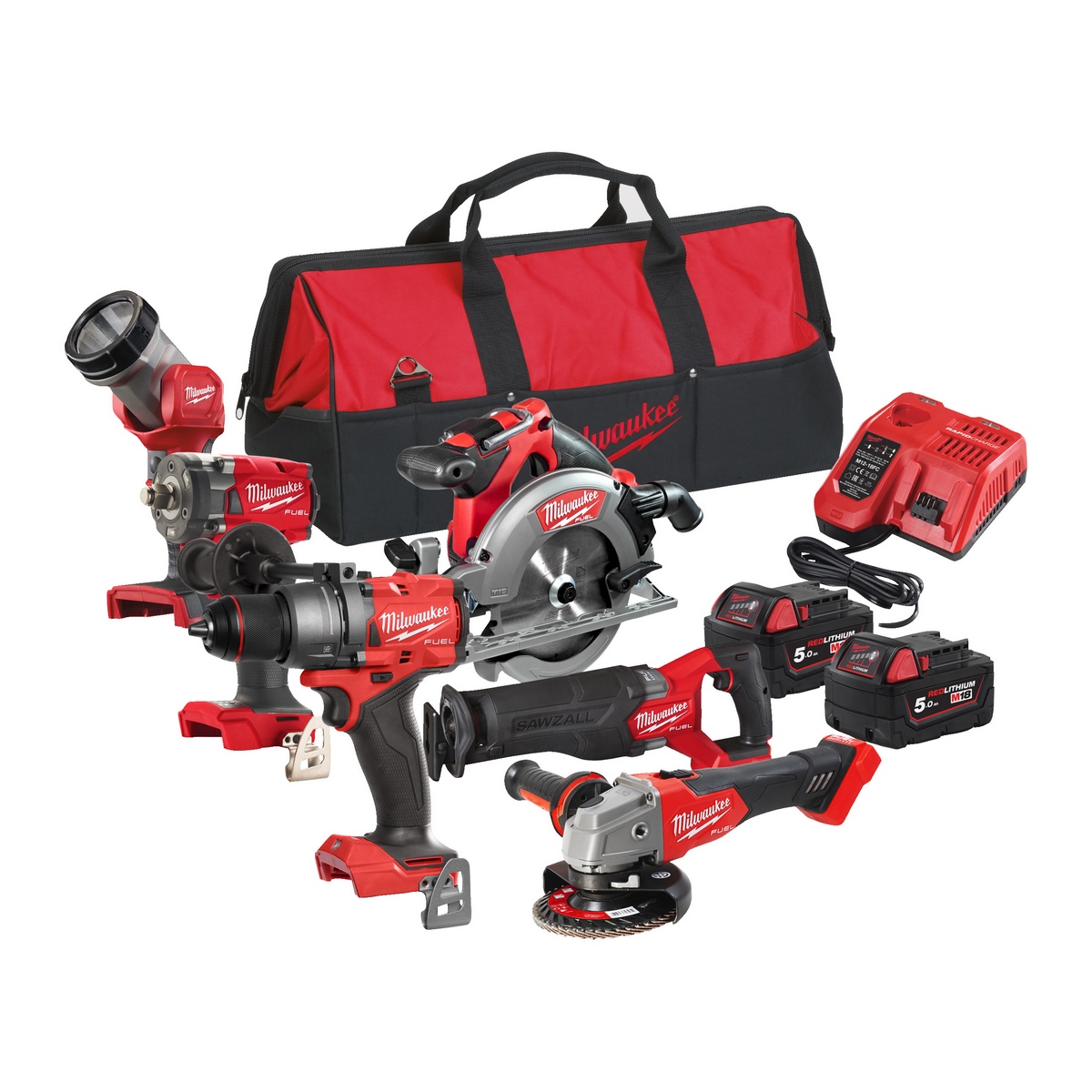 Zestaw elektronarzędzi akumulatorowych Milwaukee M18 FUEL™ Powerpack M18 FPP6F3-502B
