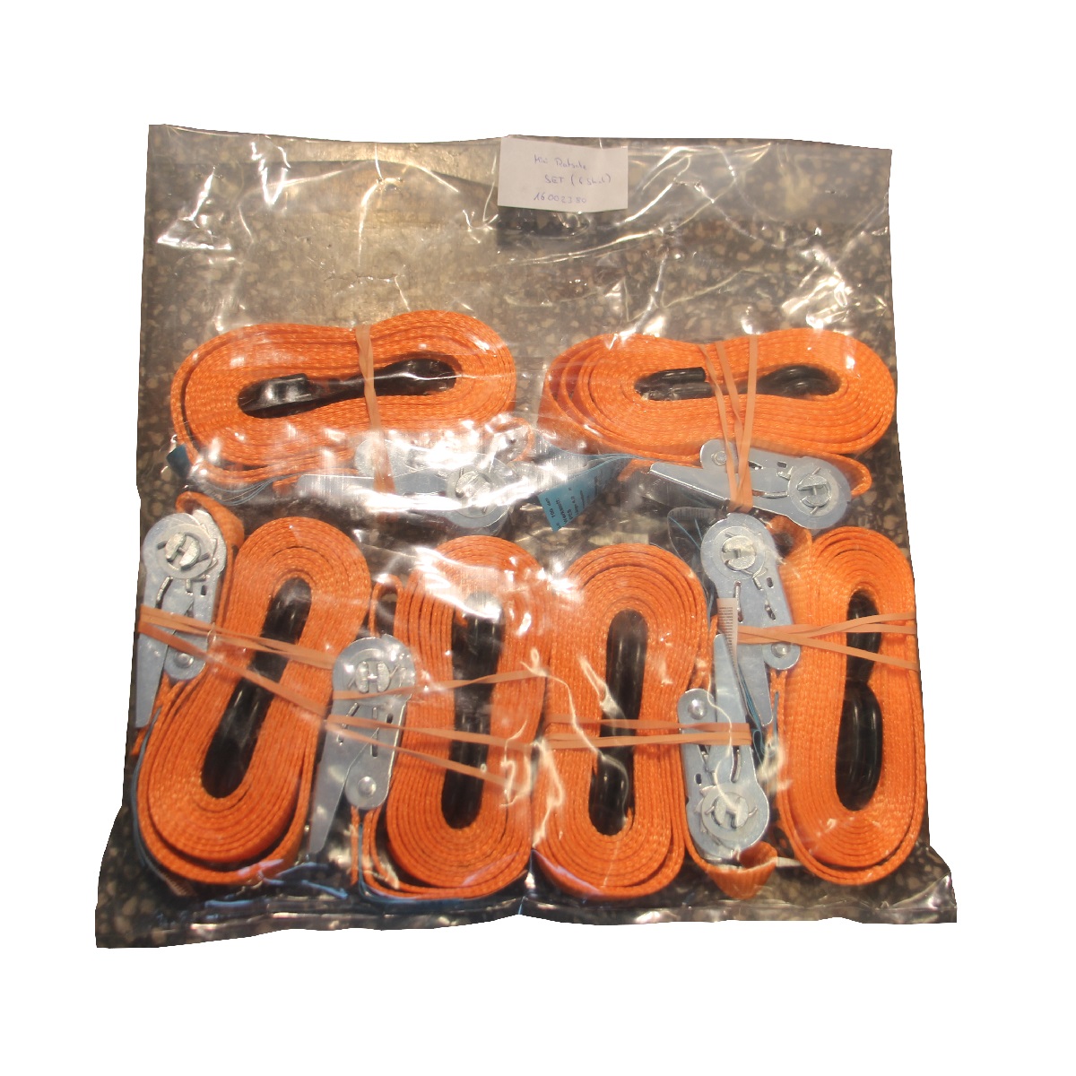 DoKEP®-SITnet® Load securing net orange 1-piece set of 6 with 12 hooks