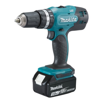 Makita Akku-Schlagbohrschrauber 18V DHP453RFE 2 x 3.0Ah Akku u. Ladegerät