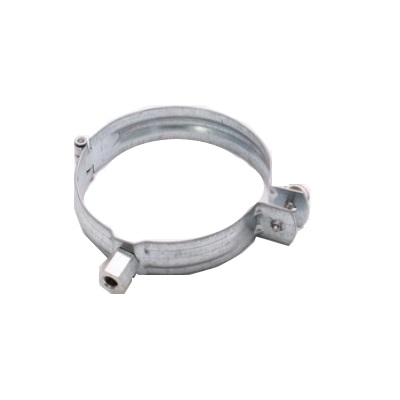 LEH VZ Drain pipe clamp DN120mm w. threaded socket M8/M10